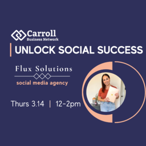 Unlock Social Success Title with a picture of speaker, Meredith Sibley